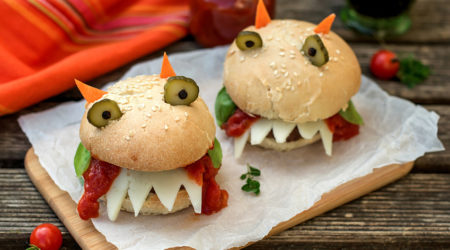 Burgers in the shape of devil